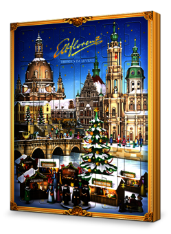 Dresdner Stollenkonfekt Adventskalender 480 g